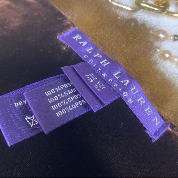 Ralph Lauren Collection * Sable Brown Opossum Collar - Picture 2 of 16